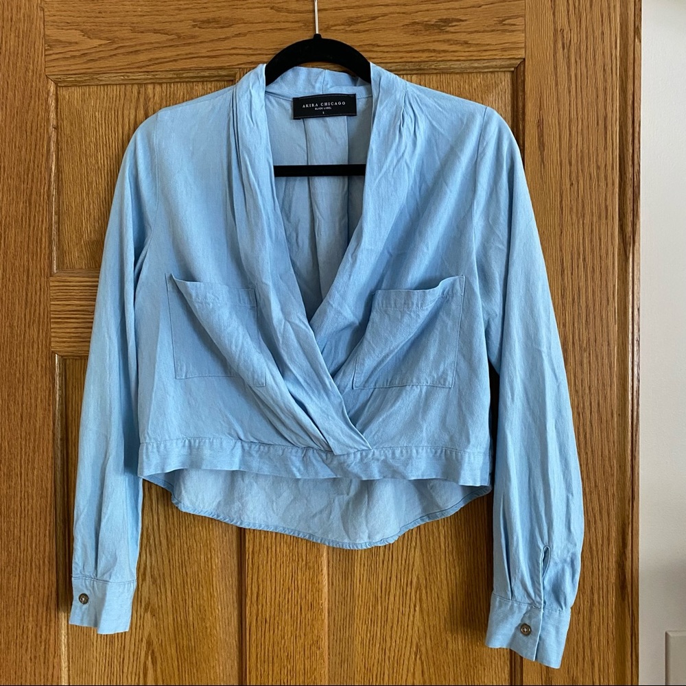 Akira Blue Jean Top